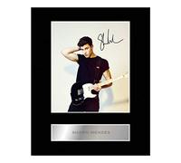 Iconic pics Shawn Mendes Signed Mounted Photo Display #01 Autographed Gift picture print