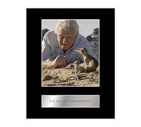 Iconic pics Sir David Attenborough Signed Mounted Photo Display #2 Autographed Gift picture print