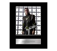 Iconic pics Tom Hiddleston Signed Mounted Photo Display Thor Autographed Gift picture print