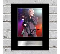 Iconic pics Tom Jones Signed Mounted Photo Display