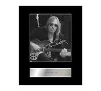 Iconic pics Tom Petty Signed Mounted Photo Display #1