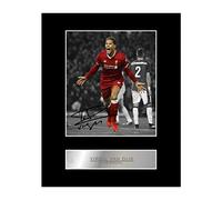 Iconic pics Virgil van Dijk Signed Mounted Photo Display Liverpool Autographed Gift Picture Print