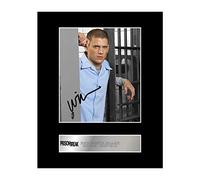 Iconic pics Wentworth Miller, Michael Scofield Signed Mounted Photo Display Prison Break #1