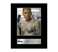 Iconic pics Wentworth Miller, Michael Scofield Signed Mounted Photo Display Prison Break