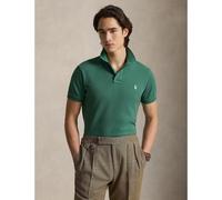 Polo Ralph Lauren Mens Custom Slim Fit Mesh Polo Shirt - Colour: 427 Antique Green/Antique Cream PP - Size: Large