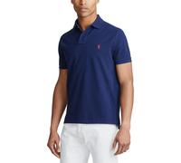 Iconic Polo Shirt in Cotton Pique Navy Blue