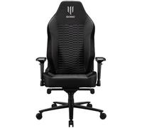 Iconic premium gaming office chair Apollon classic black silver ghost - Ergonomic gamer chair