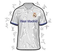 Iconic Puzzles, 100% eco-sustainable wooden puzzle with official license - Real Madrid Shirt, size L, 500 pieces