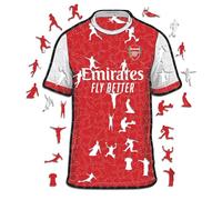 Iconic Puzzles, 100% eco-sustainable wooden puzzle with official license - Arsenal shirt, size M, 270 pieces