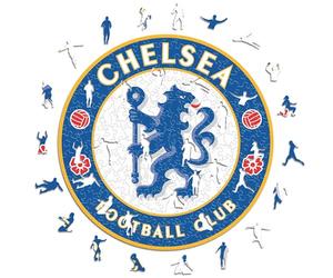 Iconic Puzzles - Chelsea Logo, 100% eco-sustainable wooden puzzle with official license, size S, 150 pieces