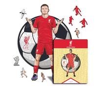 Iconic Puzzles - Liverpool, Florian Wirtz, Officially Licensed Wooden Puzzle, 100% Sustainable, Gift for Adults and Children, Size S, 150 Pieces