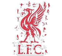 Iconic Puzzles, 100% eco-sustainable wooden puzzle with official license - Liverpool liver bird, size S, 150 pieces