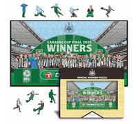 Iconic Puzzles - Newcastle United FC, Carabao Cup Champions 24/25, Officially Licensed Wooden Puzzle, 100% Sustainable, Gift for Adults and Children, Size L, 500 Pieces
