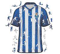 Iconic Puzzles - Porto Jersey, Officially Licensed Wooden Puzzle, 100% Sustainable, Gift for Adults and Children, Size L, 500 Pieces