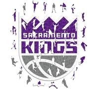 Iconic Puzzles - Sacramento Kings, Logo, Wooden Puzzle officially licensed NBA, 100% sustainable, size S, 150 Pcs