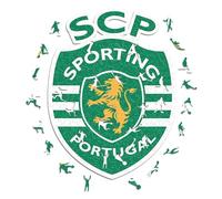 Iconic Puzzles - Sporting CP, Logo, Officially Licensed Wooden Puzzle, 100% Sustainable, Gift for Adults and Children, Size S, 150 Pieces