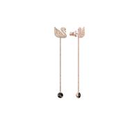 Iconic Swan Drop Earrings - female - Swarovski - Earrings - Pink - ONE SIZE - Accessories ONE SIZE