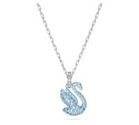 Swarovski Iconic Blue Swan Rhodium Plated Necklace 5680422