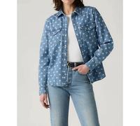 Levis Women's Iconic Overshirt 10 (S) Blue