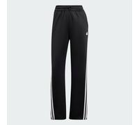 Adidas Womens Iconic Wrapping 3-Stripes Snap Jogger Colour: Black, Size: Large