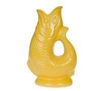Iconic Yellow Glug Jug Large 28cm 1.4L | Gurgle Fish Jug and Fish Vase