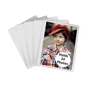 Iconikal 24-Photo Clear Cover Photo Album, 5 x 7-Inch, 5-Pack