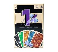 Iconiq Studios 1% - One Percent - A Game Age 8+ Of Strategic Chance - Family-friendly & All ages - Party games - card games - 2 decks and 2 dice - fun fast