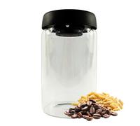 Iconique Glass Vacuum Storage Jar | Smell Proof Container & Airtight Jar | BPA-Free, Leak-Proof Airtight-Seal for Kitchen & Pantry | Smell Proof Jar Ideal for Coffee, Pasta & Baking | 1200ml