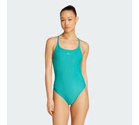 adidas Women's ICONISEA Ribbed Padded Thin Straps Swimsuit 38"