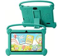 ICONLINK Kids Tablet 7 inch 3-9 for Kids,32GB ROM Toddler with Shockproof Case,Kids Android Software Installed Netflix,YoutTube, aiwawa Apps Parent Controls,Dual Camra, WiFi,FM, GPS (Green)