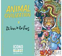 ICONOKLAST ANIMAL CIVILIZATION x The God of Three GIANT COLOURING POSTER