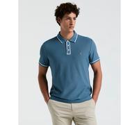 Icons Bentley Mesh Polo Shirt In Copen Blue