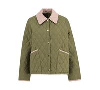 Icons Cropped Liddesdale Quilted Jacket- female- Barbour- Light Jackets- Green- L- Jackets L