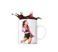 ICONS MERCH Ariana Grande Mug Coffee Tea Drinking Cup 11oz Ceramic Merchandise Gifts Sidney Maurer Artwork White