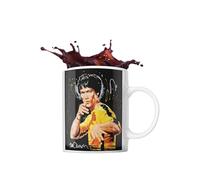 ICONS MERCH Bruce Lee Gifts Mug Signed Photo Mug Coffee Tea Mugs 11oz White
