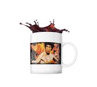 ICONS MERCH Bruce Lee Karate Gifts Mug Signed Photo Mug Coffee Tea Mugs 11oz White