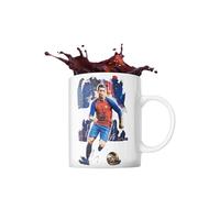 ICONS MERCH Cristiano Ronaldo Mug Coffee Tea Drinking Cup 11oz Ceramic Merchandise Football Gifts Sidney Maurer Artwork White