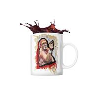 ICONS MERCH Hulk Hogan Novelty Coffee Mug Tea Drinking Cup 11oz Ceramic Merchandise Wrestling Gifts Sidney Maurer Artwork White