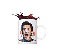 ICONS MERCH Jim Carrey Novelty Coffee Mug Tea Drinking Cup 11oz Ceramic Merchandise Gifts Movie Memorabilia Sidney Maurer Artwork White