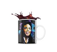 ICONS MERCH Michael Jackson Gifts Mug Coffee Tea Drinking Cup 11oz Ceramic Merchandise Gifts Signature Sidney Maurer Artwork
