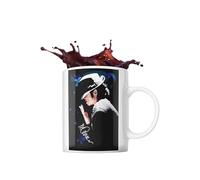 ICONS MERCH Michael Jackson Mug Coffee Tea Drinking Cup 11oz Ceramic Merchandise Gifts Signed Sidney Maurer Artwork