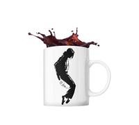 ICONS MERCH Michael Jackson Mug Silhouette Coffee Tea Drinking Cup 11oz Ceramic Merchandise Gifts Sidney Maurer Artwork