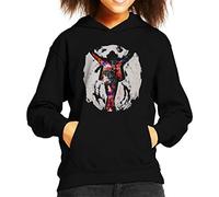 ICONS MERCH Michael Jackson This is it Kid's Hooded Sweatshirt Featuring Sidney Maurer’s Original Artwork Professionally Printed (Jet Black,M)