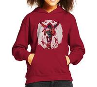 ICONS MERCH Michael Jackson This is it Kid's Hooded Sweatshirt Featuring Sidney Maurer’s Original Artwork Professionally Printed (Red Hot Chilli,L)