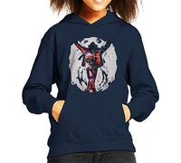ICONS MERCH Michael Jackson This is it Kid's Hooded Sweatshirt Featuring Sidney Maurer’s Original Artwork Professionally Printed (Oxford Navy,XL)