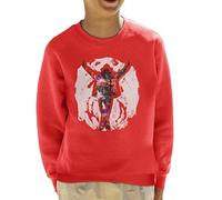 ICONS MERCH Michael Jackson This is it Kid's Sweatshirt Featuring Sidney Maurer’s Original Artwork Professionally Printed (Fire Red,XL)