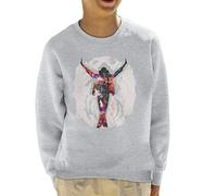 ICONS MERCH Michael Jackson This is it Kid's Sweatshirt Featuring Sidney Maurer’s Original Artwork Professionally Printed (Heather Grey,XL)