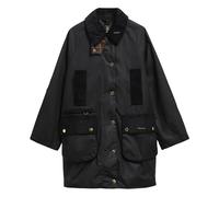 BARBOUR ICONS MODERN BEAUFORT WAX BLACK JACKET 8 UK
