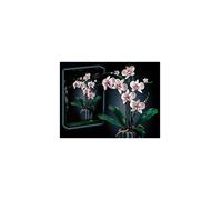 Icons Orchid 10311 Artificial Plant Building Set With Home Dcor For Adults Botanical
