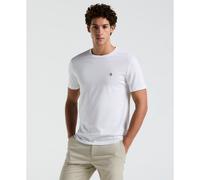 Icons Organic Cotton Jersey TV Pete T-Shirt In Bright White